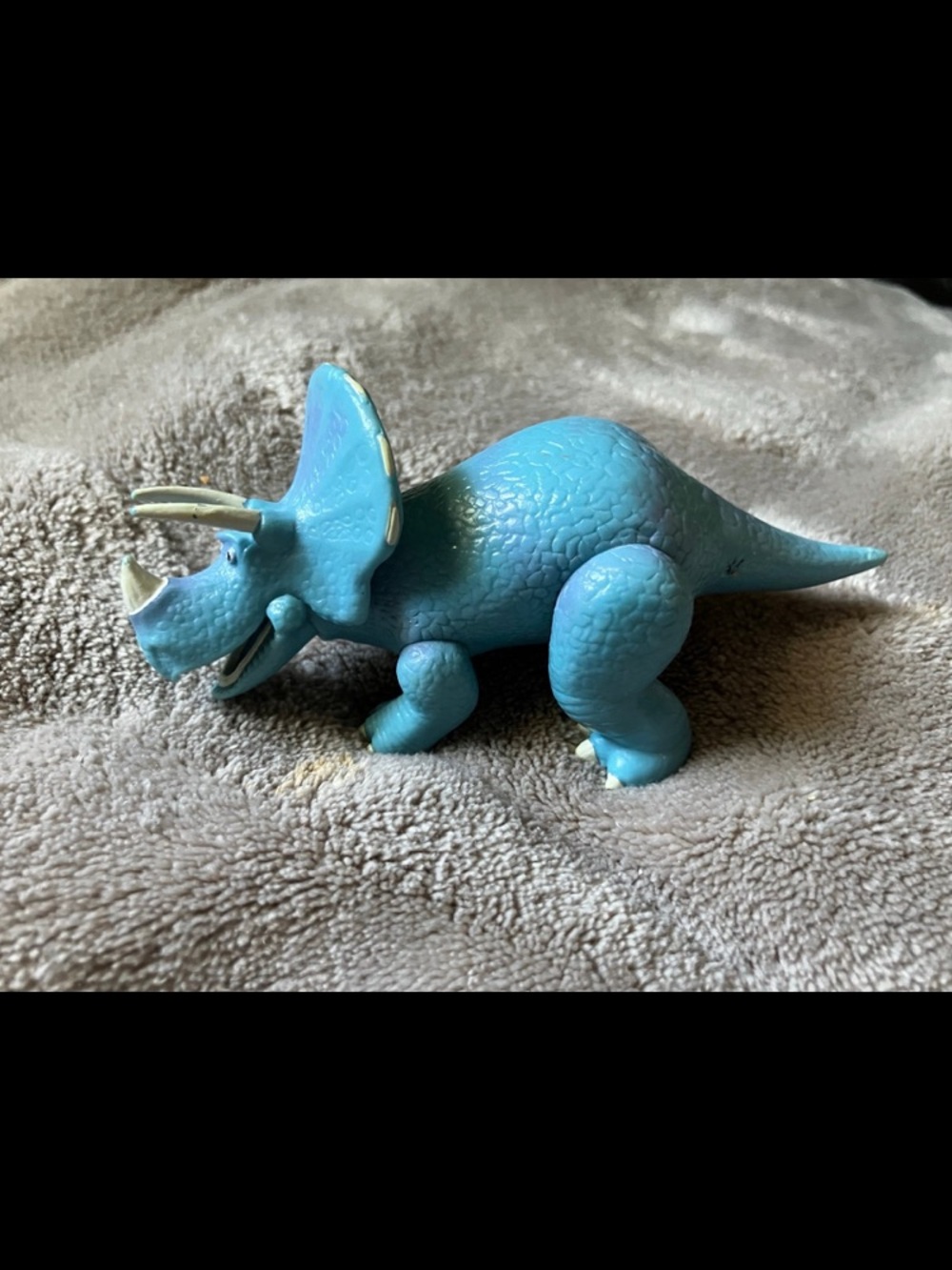 Disney 4 inch Toy Story Trixie Dinosaur blue